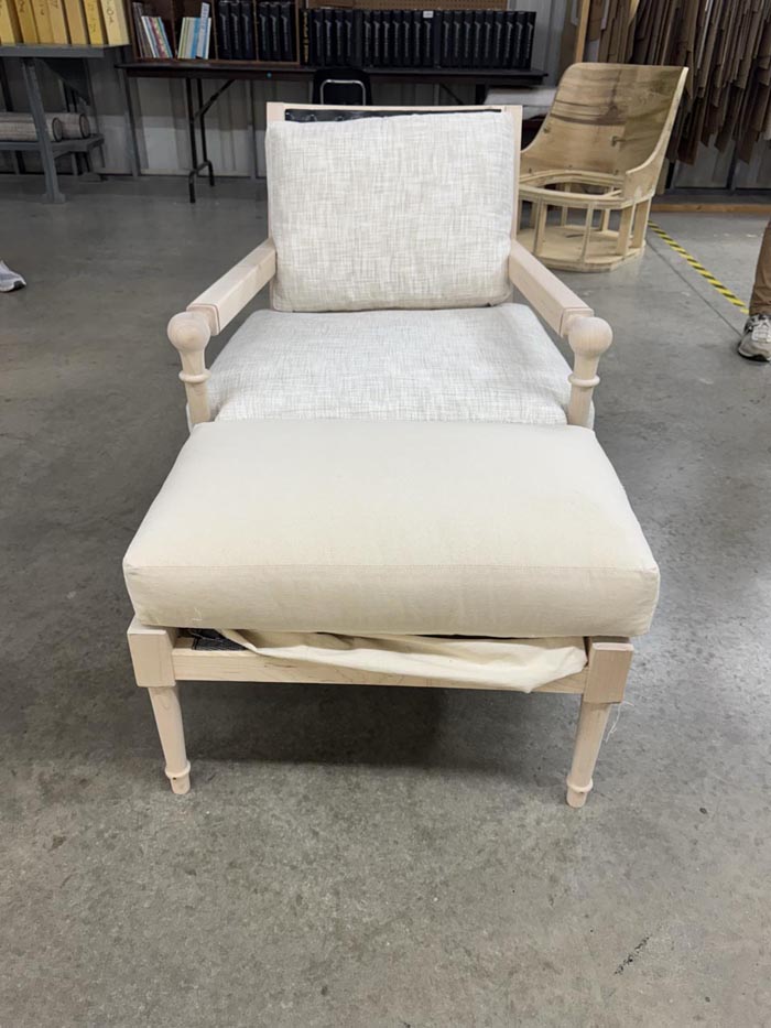 Lounge Chair in Progress