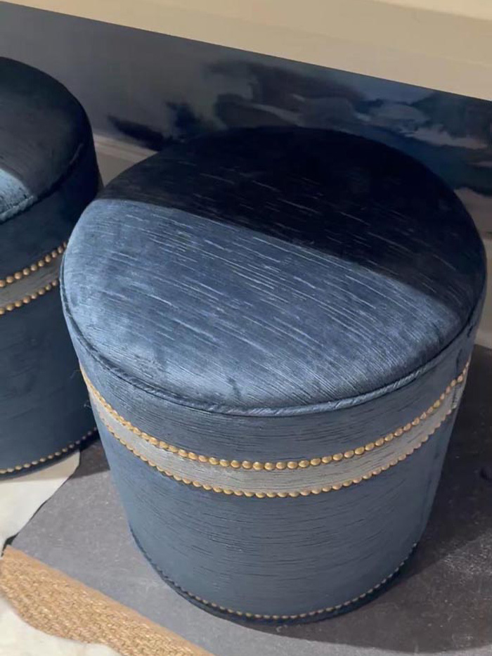 Soft Blue Stools